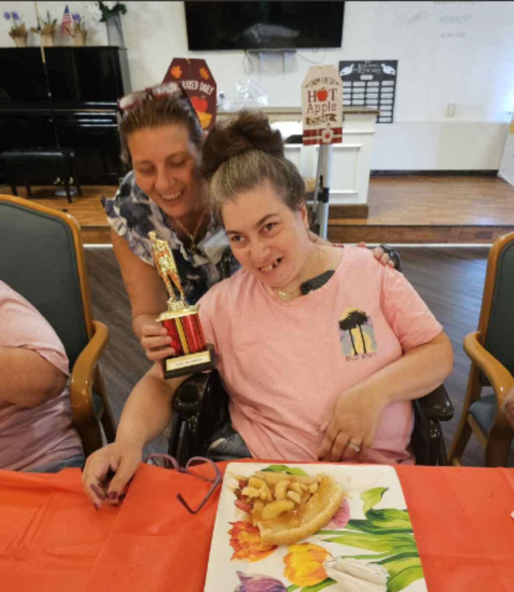 Apple Pie Eating Contest Medford Rehabilitation & Nursing Center